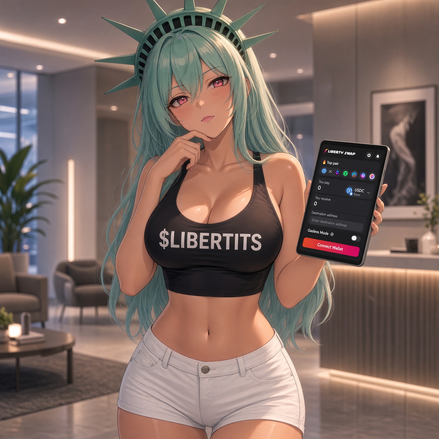 Libertits showing LibertySwap app