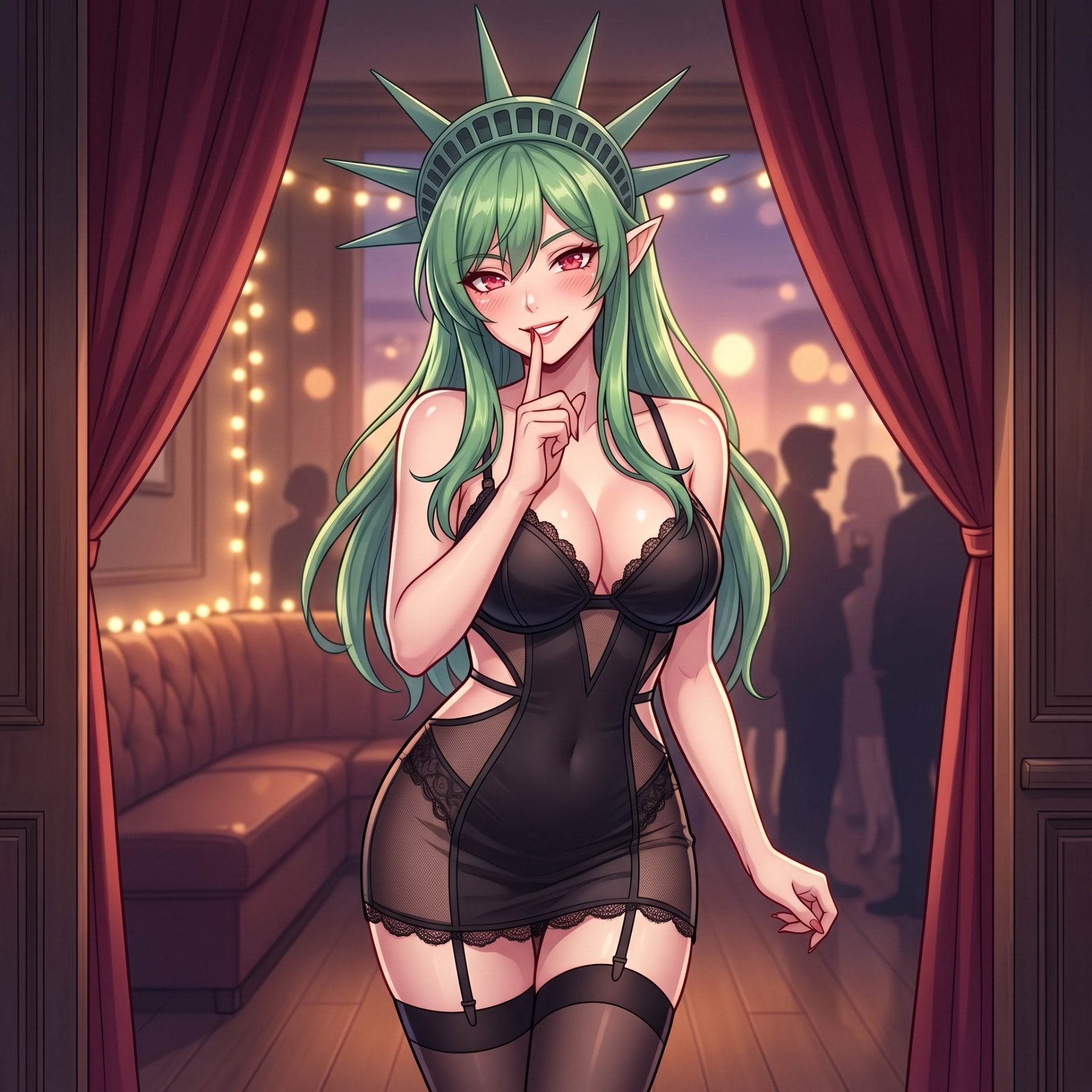 Libertits changing outfit