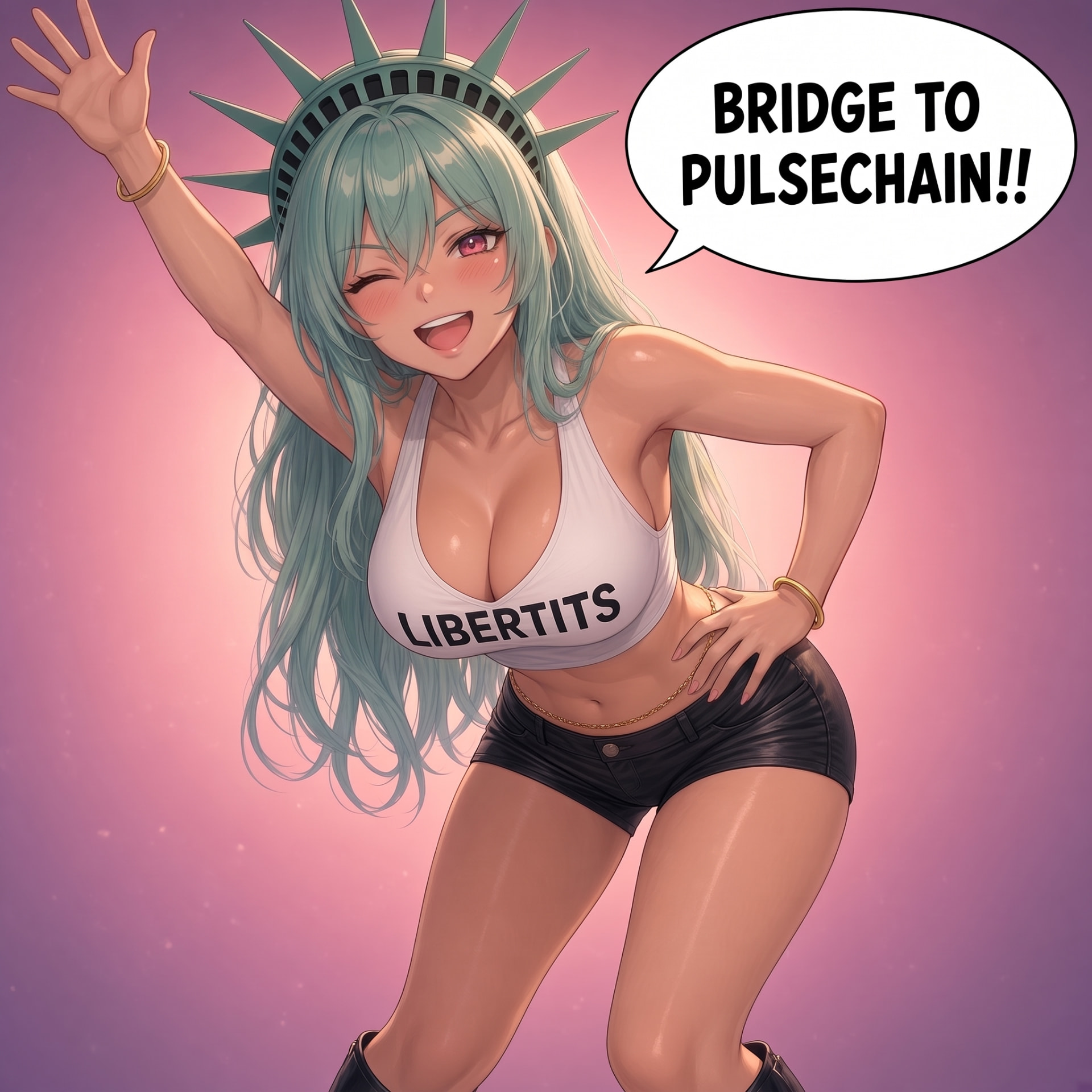 Libertits bridge to PulseChain waving